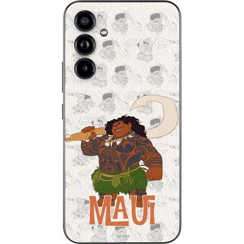 Disney Princess Moana Maui Pattern Galaxy A54 5G Skin